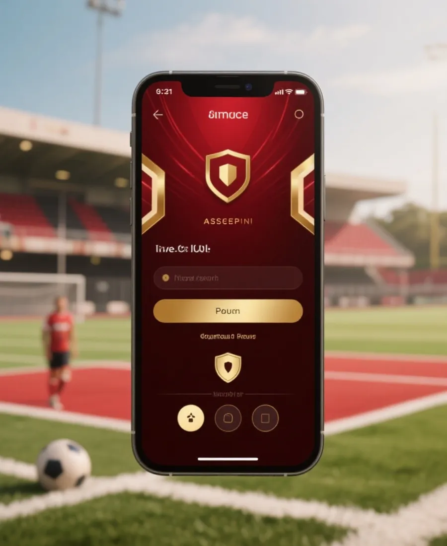 官方會員登入與註冊介面示意