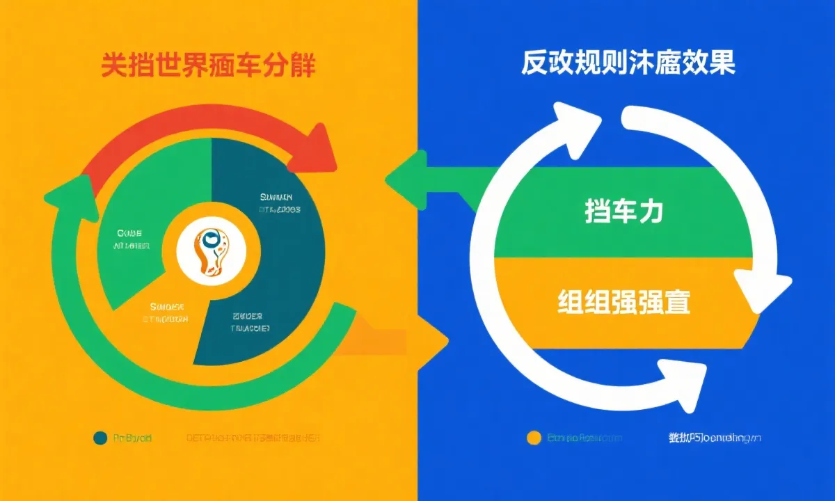 世界杯抽签分档与小组强度对比的信息图，展示档位边缘与回避挤压效应