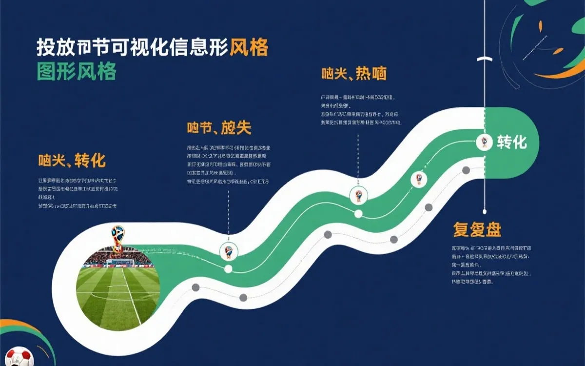 世界杯比赛时间轴上的投放节奏示意：赛前预热、赛中加码、赛后转化与复盘